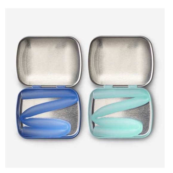 NWT never opened TWO (1 Cobalt 1 Mint) silicone reusable straws in small… - Picture 7 of 11